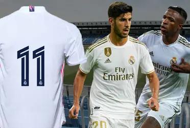 El atacante brasileño, de excepcional momento en el equipo de Carlo Ancelotti, quiere utilizar el dorsal "11", por ser muy especial en su carrera. Actualmente en poder de Marco Asencio, a final de temporada quedaría libre por la baja del mediocampista.