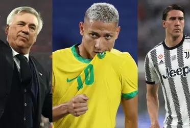 El atacante brasilero es seguido por el Madrid y Ancelotti lo conoce muy bien, lo dirigió en el Everton de Inglaterra.