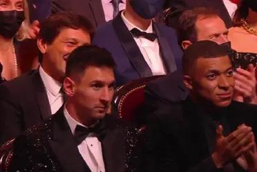 El atacante del París Saint-Germain estuvo en todo momento custodiado por el secretario técnico Leonardo y Al-Khalaïfi, dueño del PSG, en una noche en la que coincidió con Emilio Butragueño, La idea fue evitar una cumbre Mbappé-Real Madrid en pleno Balón de Oro.