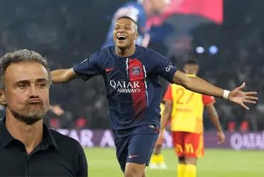 El atacante francés contribuyó enormemente para que los parisinos alcanzaran la cima, sin embargo el entrenador español mostró su ojo con el atacante.