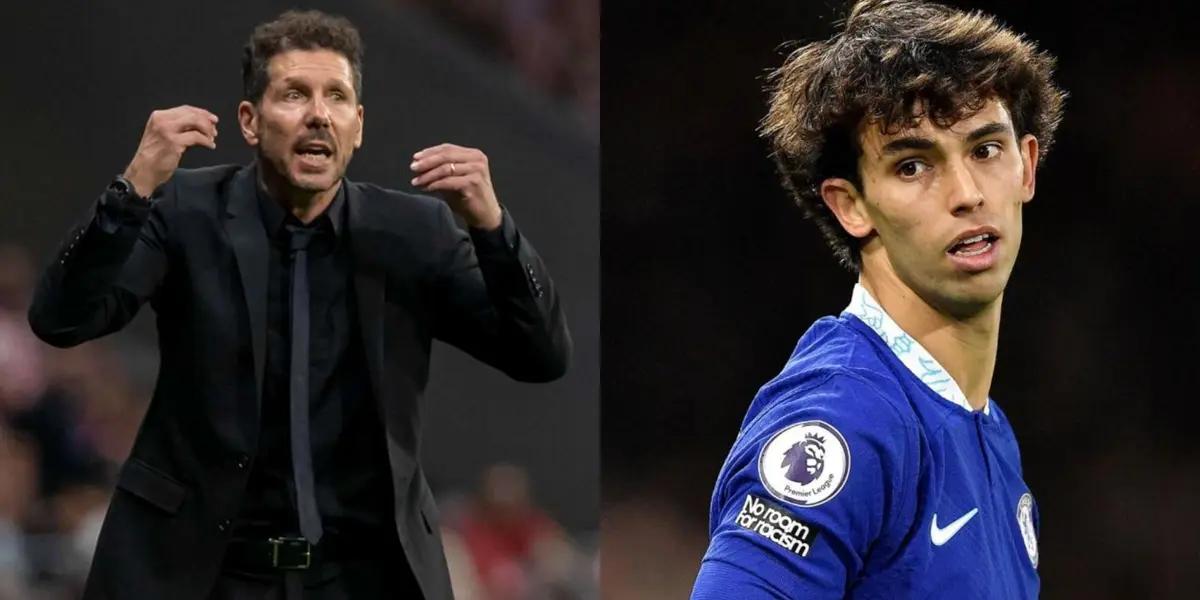 El atacante portugués está a préstamo en el Chelsea y debe definir su futuro con el Atlético.