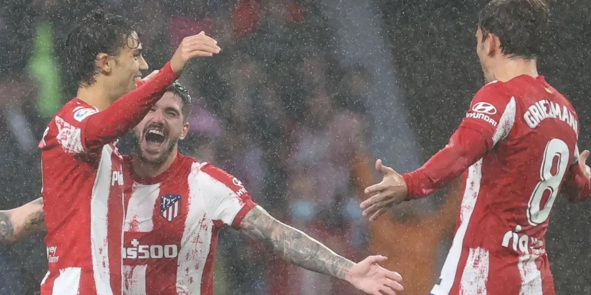 El atacante portugués se volvió a anotar en el marcador, en el encuentro ante el Betis. Necesitaba poder convertir para ganar en confianza. Festeja el Atlético Madrid.