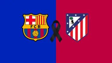 El Atlético de Madrid ha dado su pésame al club blaugrana y a los familiares del Carles