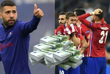 El Atlético de Madrid está a punto de concretar el arribo de un verdadero desconocido por una cifra suculenta que no quiere poner por Jordi Alba