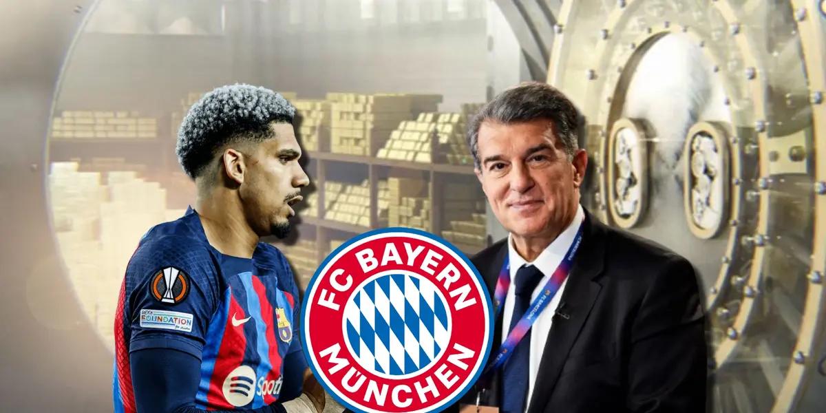 El Barça necesita dinero urgente y mira si venderán a Araújo al Bayern por 100 millones