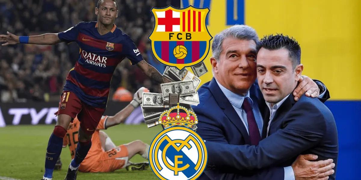 El Barca podría una fortuna sobre la mesa para arrebatarle al nuevo Neymar al Real Madrid