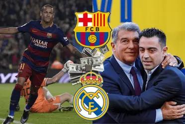 El Barca podría una fortuna sobre la mesa para arrebatarle al nuevo Neymar al Real Madrid
