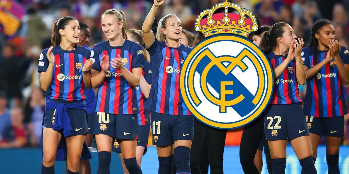 El Barcelona femenino sacó la cara por los hombres y golearon al Real Madrid