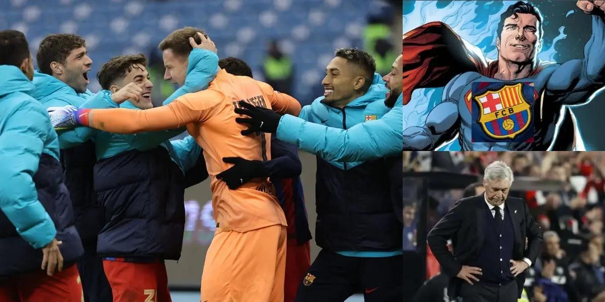 El Barcelona mostró de qué está hecho la camiseta azulgrana.