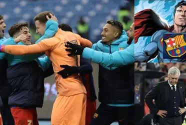 El Barcelona mostró de qué está hecho la camiseta azulgrana.