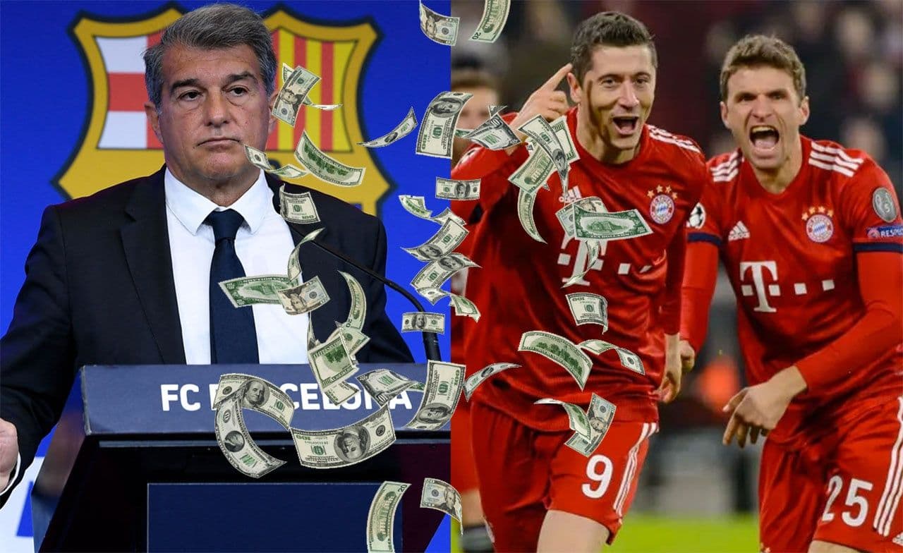 El Bayern Múnich querría vengarse del fichaje de Robert Lewandowski por el Barcelona al robarle una de sus jovenes promesas, Adam Aznou quien podría llegar a costar 50 millones de euros en el futuro.