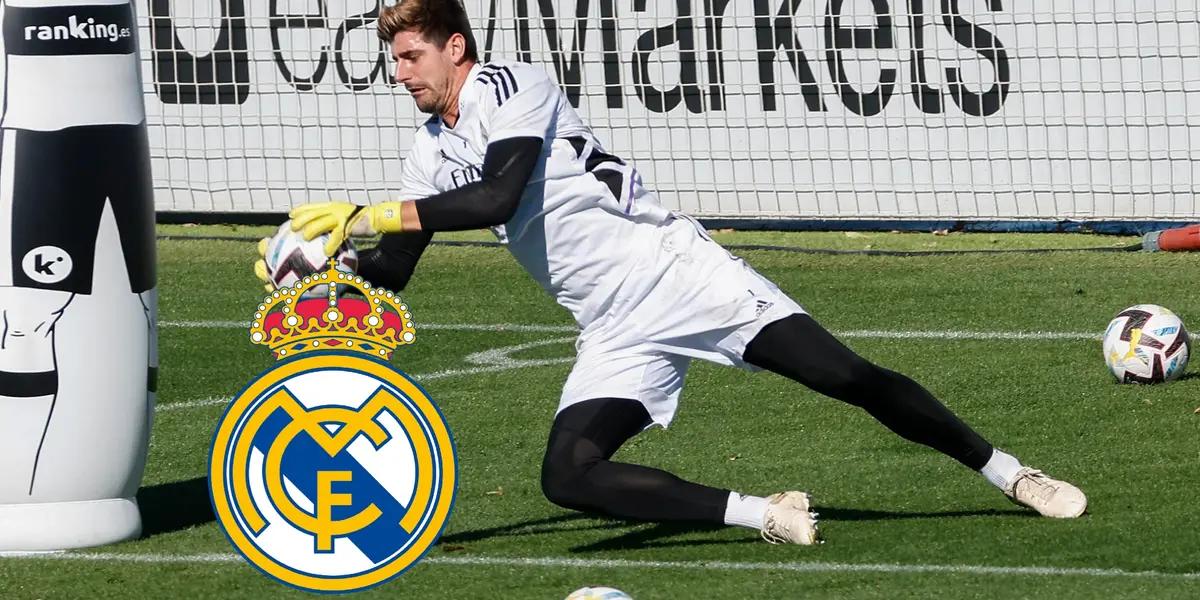 El belga demostró que es uno de los mejores porteros del mundo con esta parada