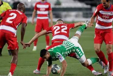 El Betis Deportivo Balompié recibe al Granada Club de Fútbol en el Estadio Benito Villamarín por la 37ª jornada de La Liga Santander.