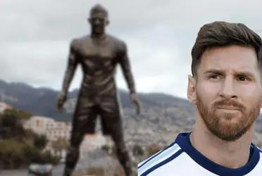 El Bicho cuenta con un increíble busto en la ciudad de Madeira, pero este increíble culto al astro argentino se ha llevado todas las miradas