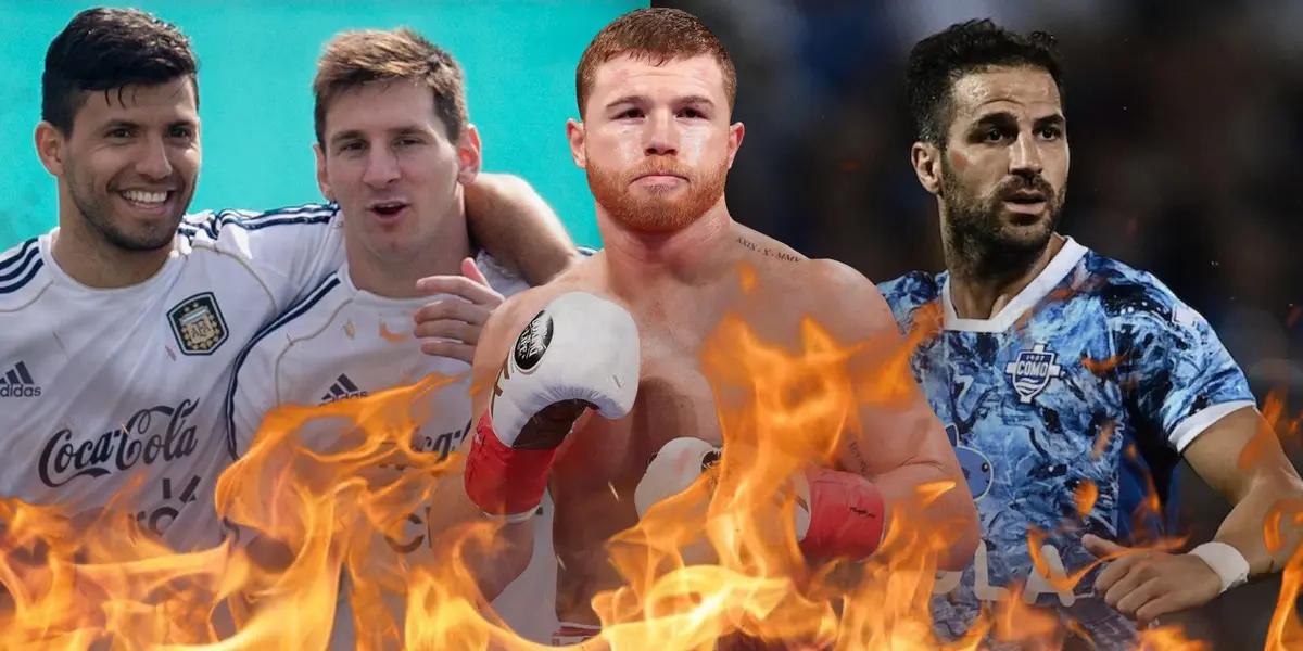 El boxeador mexicano amenazó al capitán de la Selección Argentina tras dejarse llevar por unas imágenes sacadas de contexto.