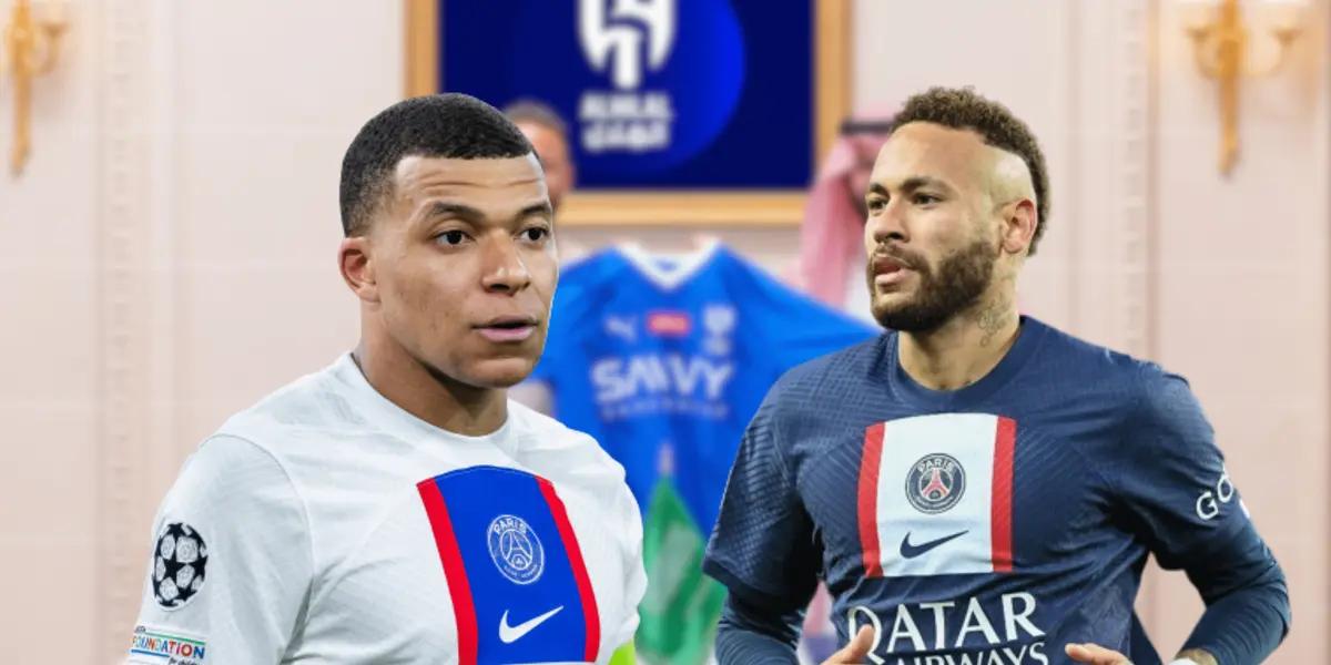 El brasileño continuará su carrera en el fútbol árabe por los próximos tres años.