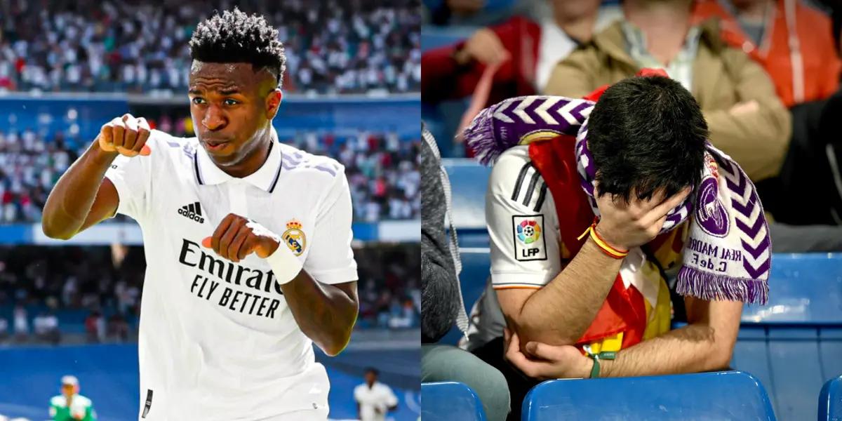 El brasileño fue cuestionado durante el partido entre los merengues y Athletic Club