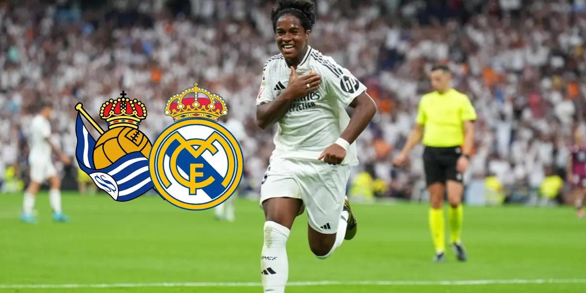 El brasileño ha marcado su primer gol en competición copera, con un gran pase de bellingham