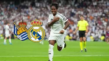 El brasileño ha marcado su primer gol en competición copera, con un gran pase de bellingham