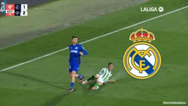 El brasileño recibió una tarjeta roja al final del partido contra el Getafe, y no jugará contra el Real Madrid