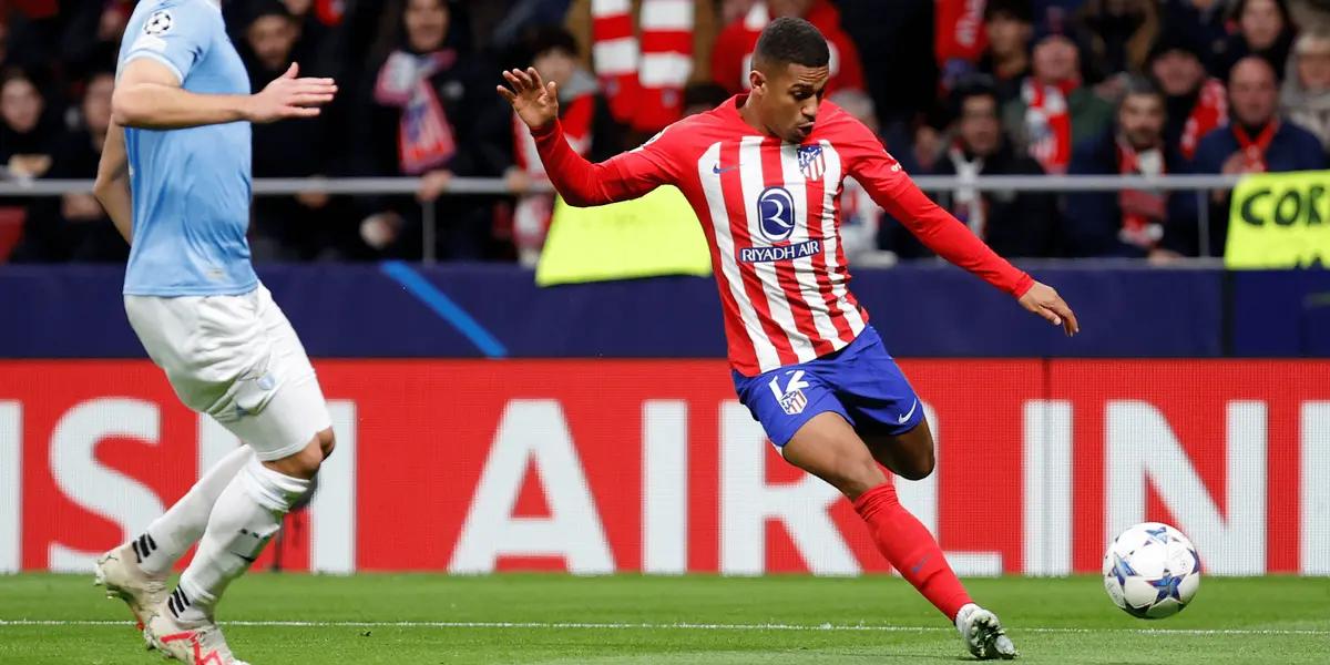 El brasileño volvió a aparecer en el área rival y en el inicio del complemento marcó el 2-0 para los Colchoneros