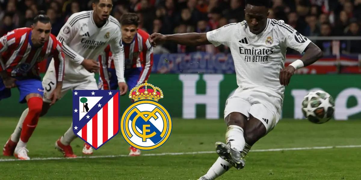 El brasileño volvió a demostrar que no es candidato para el balón de oro cuando juega contra el Atlético de Madrid