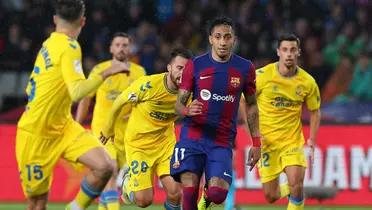 El brasilero realizó un controvertido gesto tras anotar el gol que abrió la cuenta para los culés