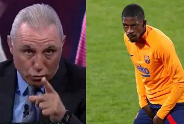 El búlgaro Hristo Stoichkov,, histórico exfutbolista blaugrana, castigó sin piedad al francés Ousmane Dembélé luego que éste haya dado por tierra a las gestiones de su renovación.