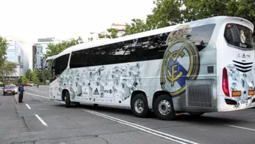 El bus del Real Madrid sufrió un accidente y mira lo que pasó con el otro coche