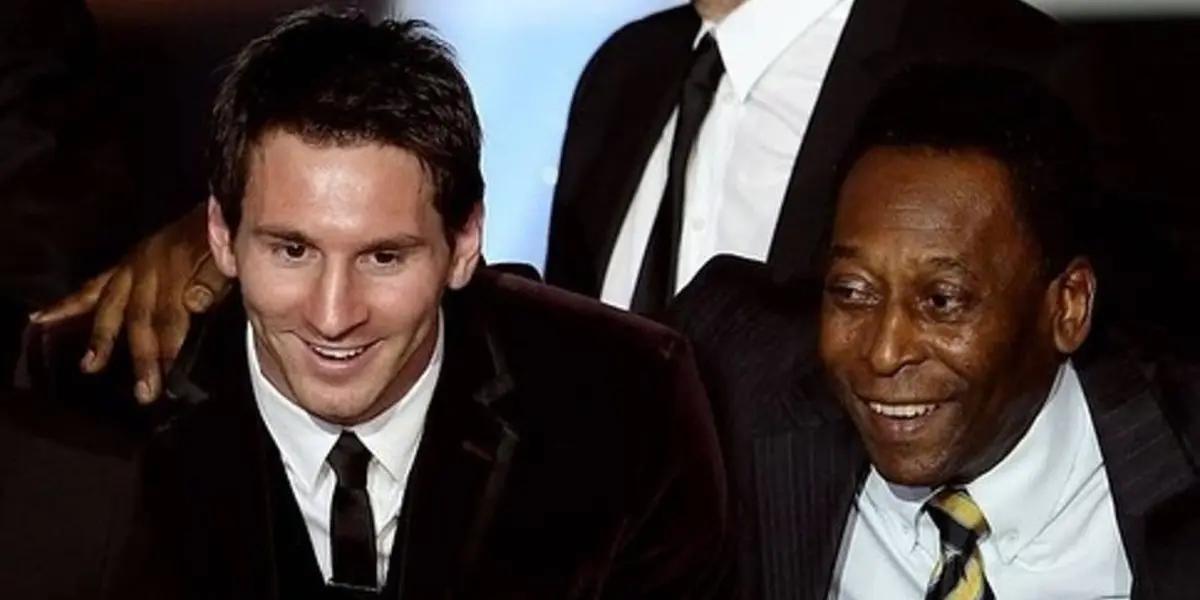 El campeón del mundo con Argentina Lionel Messi dejó su sentir en redes sociales tras el deceso de Pelé.