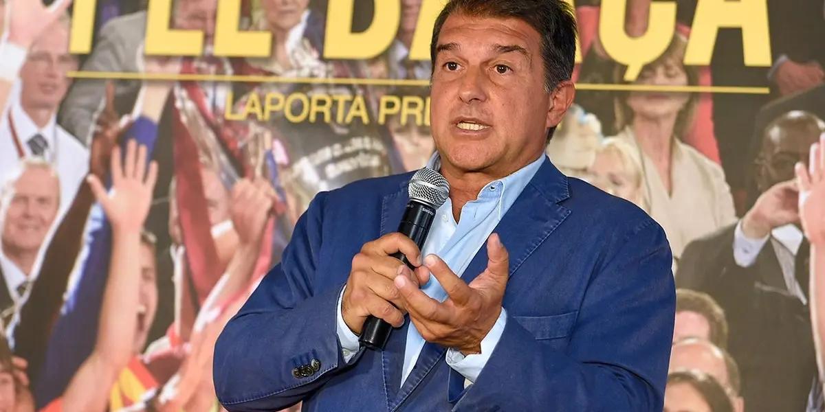 El candidato a presidente del club catalán provocó al equipo rival de una forma polémica.