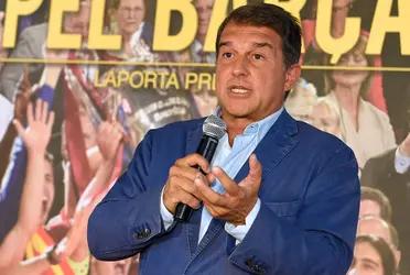 El candidato a presidente del club catalán provocó al equipo rival de una forma polémica.