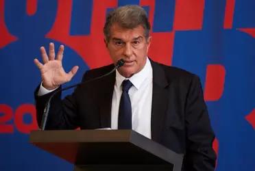 El candidato a presidente podría perjudicar al club culé por una polémica decisión.