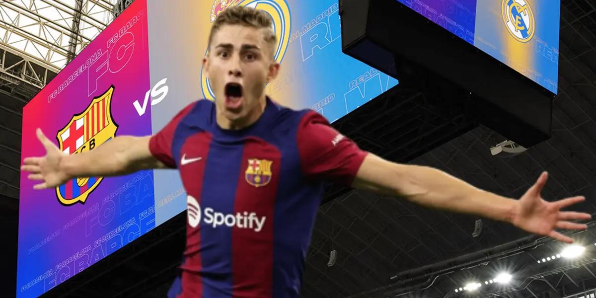 El canterano culé fue una de las grandes sensaciones contra el Madrid.