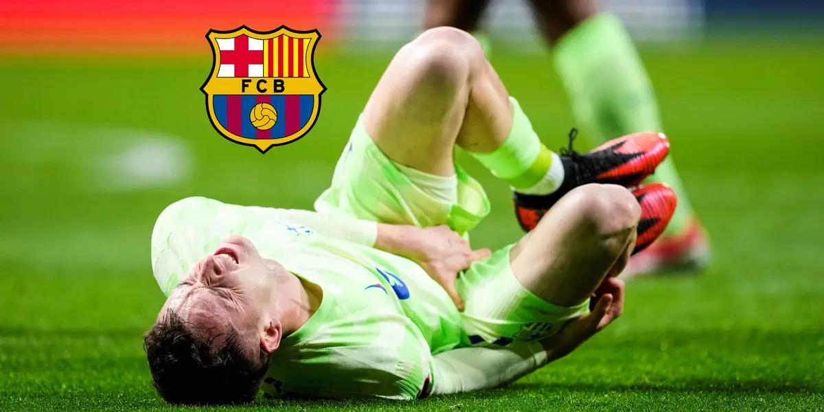 El canterano del club blaugrana estará un tiempo sin pisar los terrenos de juego