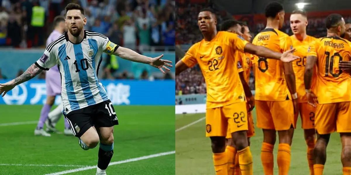 El capitán argentino llamó bobo a un futbolista holandés y mandó palos para Lois Vangal.