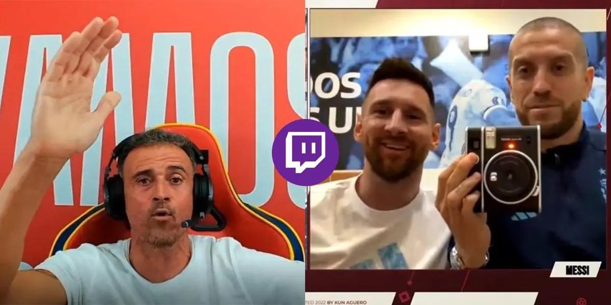 El capitán de la Selección Argentina participó del directo de Sergio Agüero y rompió el récord del canal del Kun.