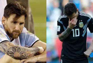 El capitán de la Selección Argentina sufre por la salud de su gran compañero.