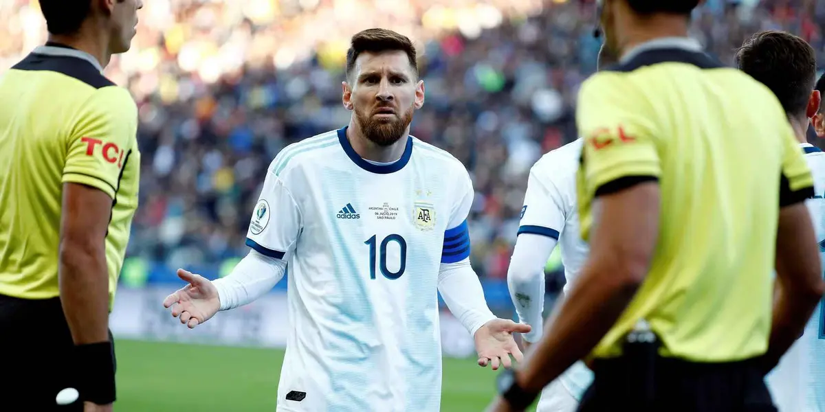 El capitán de la Selección de Fútbol de Argentina cuenta con un antecedente conflictivo con las autoridades de Conmebol, y también en Brasil.