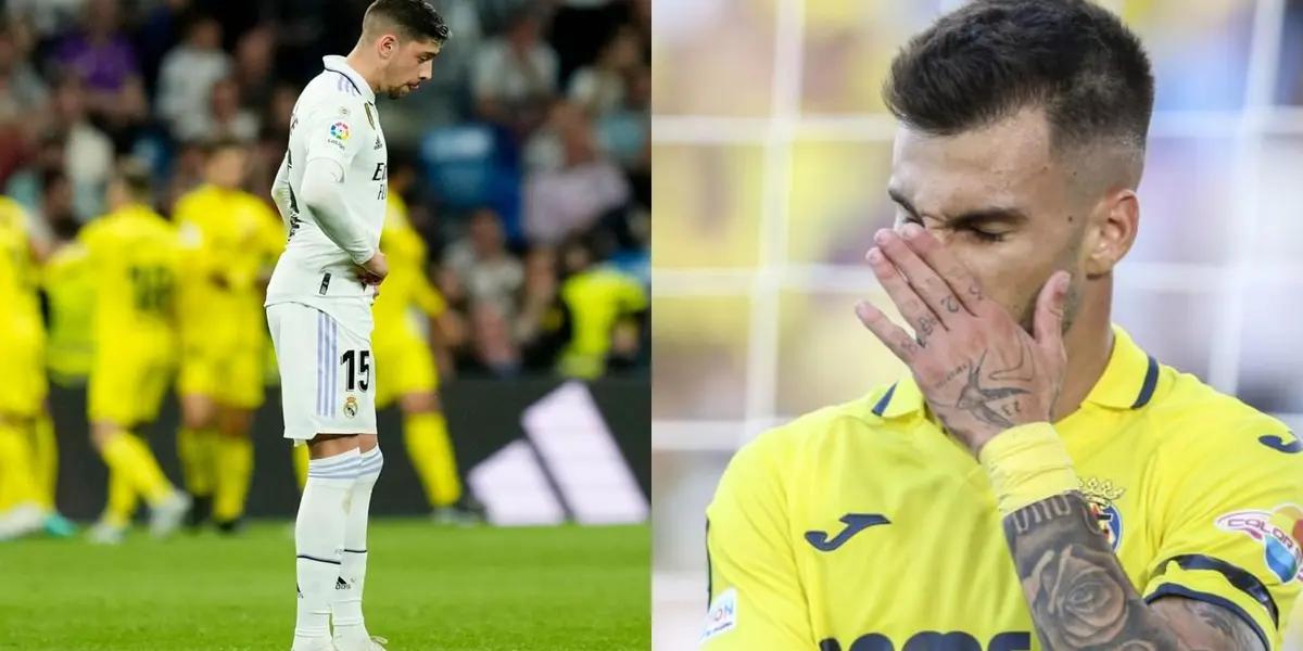 El centrocampista charrúa no se contuvo y le golpeó la cara al jugador.