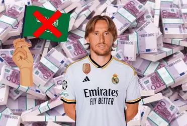 El centrocampista croata tuvo varias ofertas de Medio Oriente, pero se quedó en el Real finalmente.