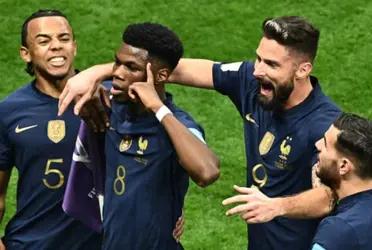 El centrocampista del Real Madrid abrió la cuenta del triunfo de Francia sobre Inglaterra en el Mundial de Qatar 2022.