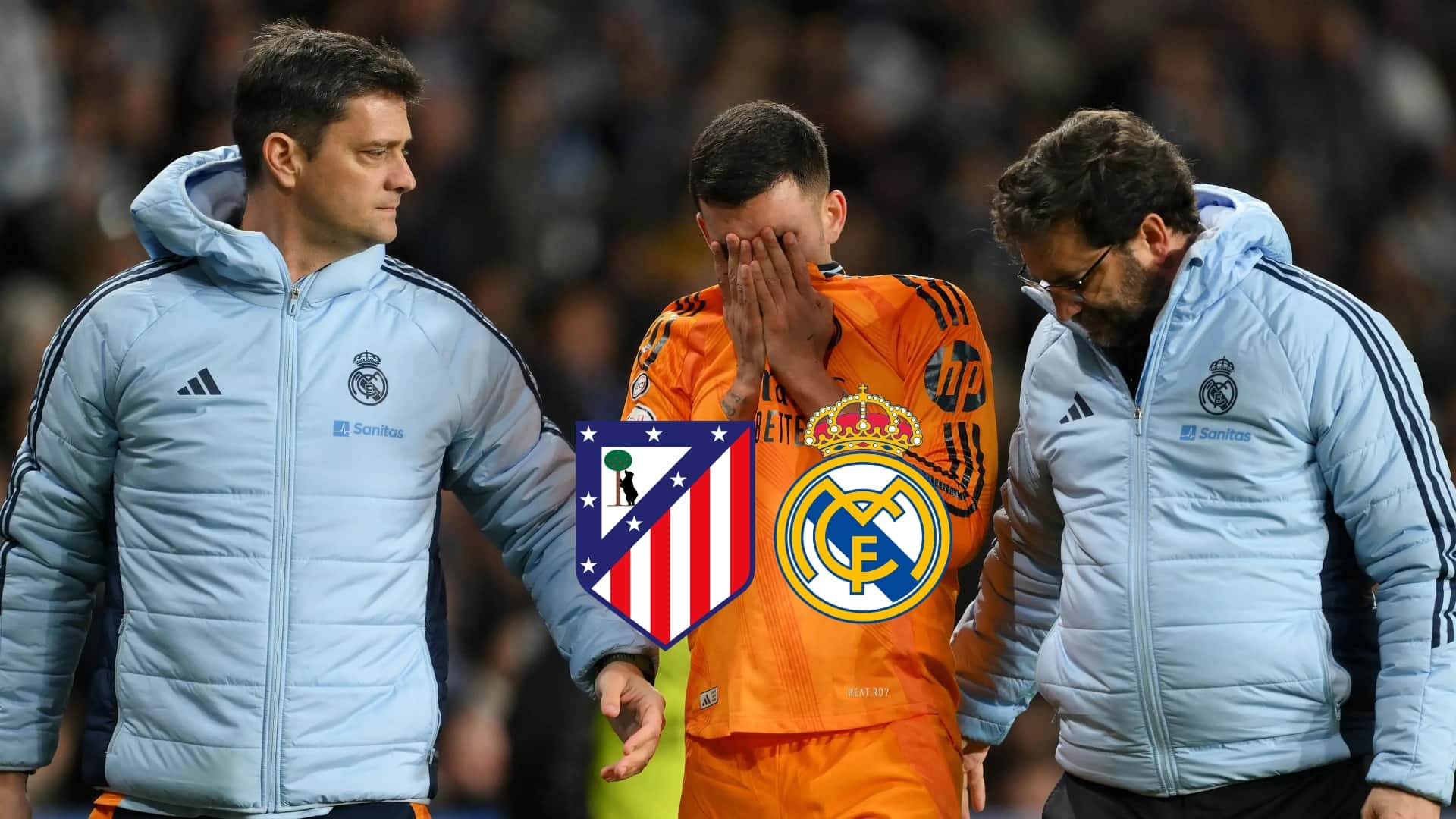 El centrocampista del Real Madrid, lesionado y no convocado, hizo un corte de mangas a un aficionado atlético