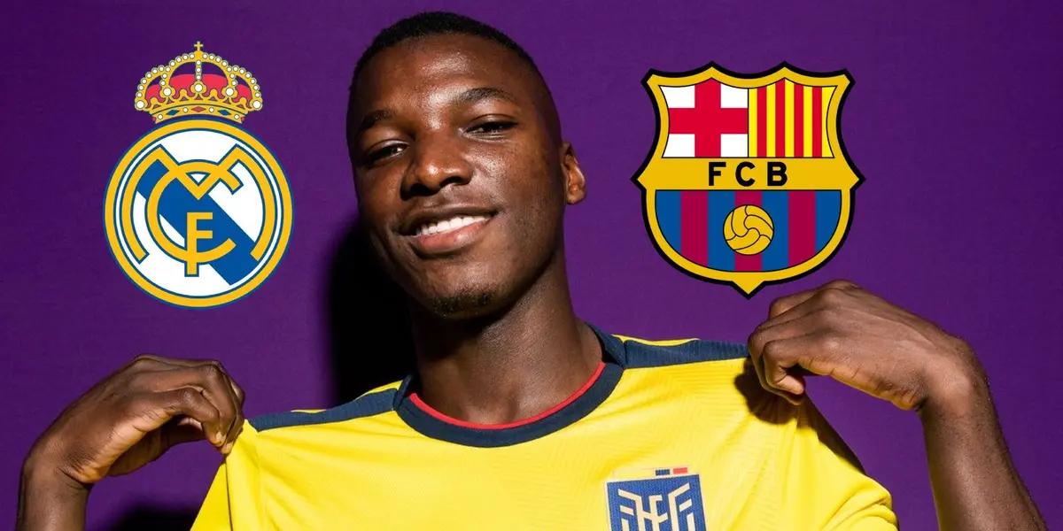 El centrocampista ecuatoriano interesa el Merengue, pero su clásico rival podría hacerle frente.