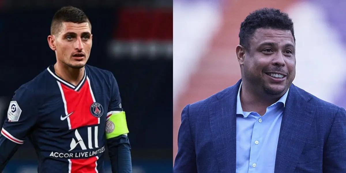 El centrocampista italiano Marco Verratti sufrió un robo durante sus vacaciones en Ibiza mientras se quedaba en una casa propiedad de Ronaldo Nazário donde, presuntamente, la seguridad no sería la mejor.