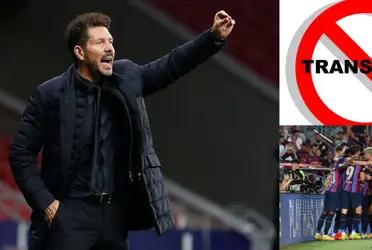 El ‘Cholo’ busca darle confianza al futbolista para que se sienta parte del equipo.