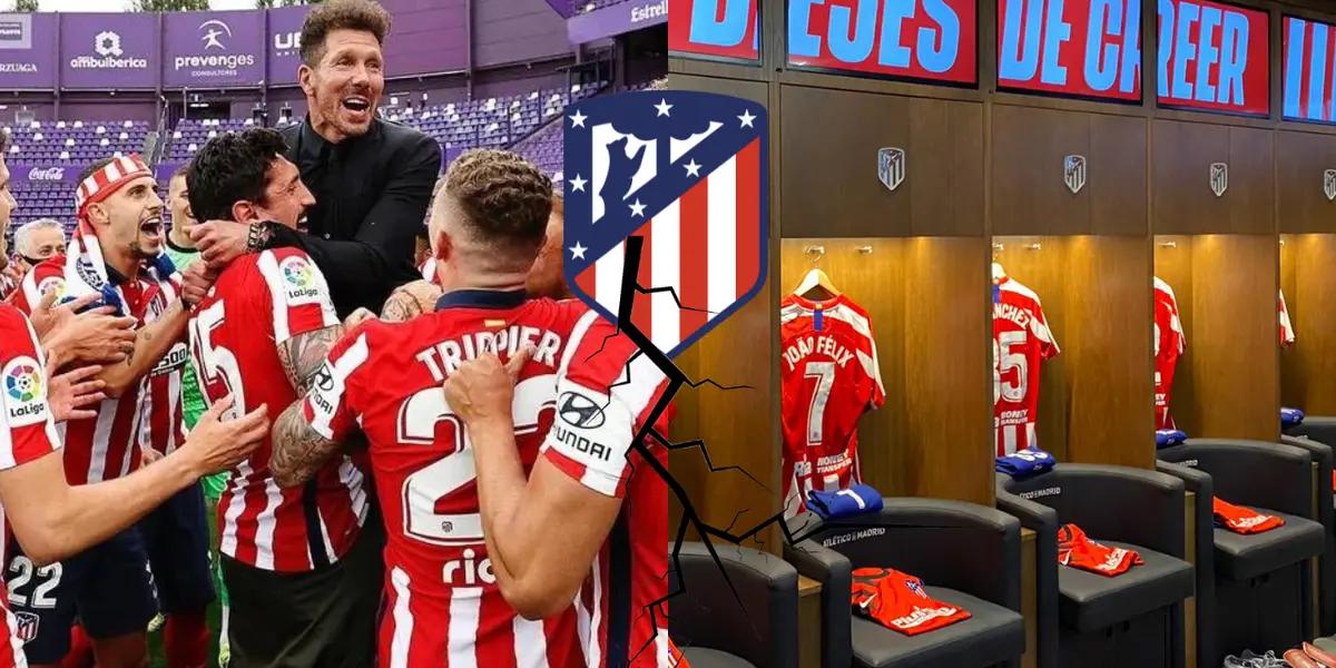 El Cholo Simeone habría dado el visto bueno para la llegada de CR7 y esto no agradaría para nada en el vestuario.