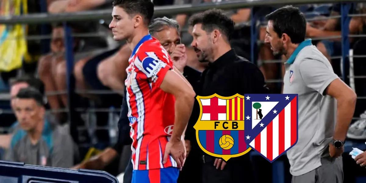 El Cholo Simeone miró al cielo tras el gol de Julián, un gesto esperanzador