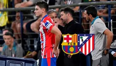 El Cholo Simeone miró al cielo tras el gol de Julián, un gesto esperanzador