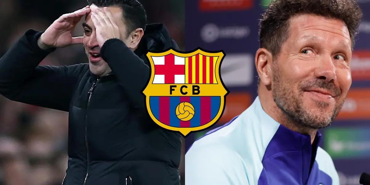 El Cholo Simeone podría quedarse con un jugador del conjunto blaugrana.
